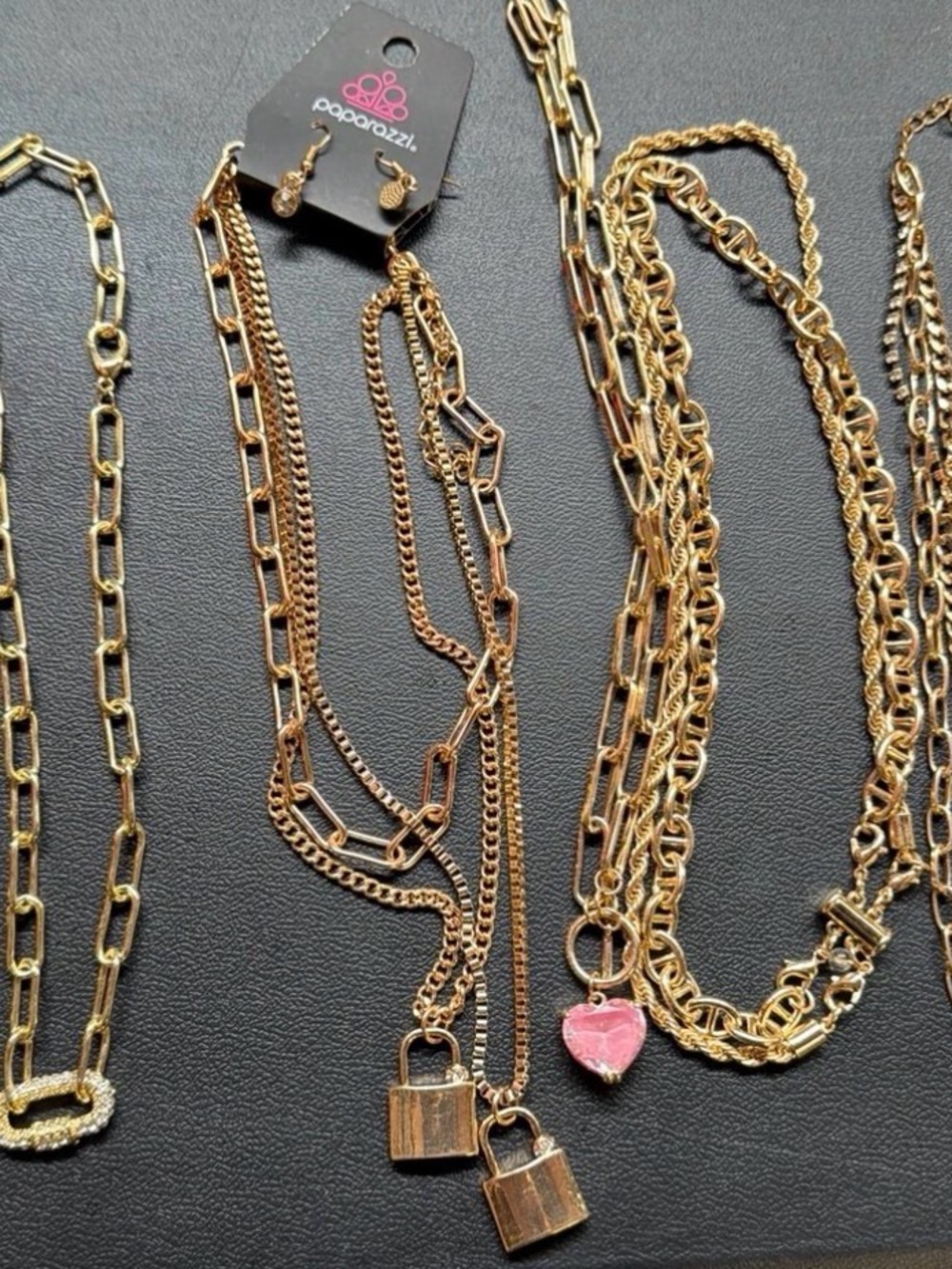 paparazzi Gold-Tone necklace lot